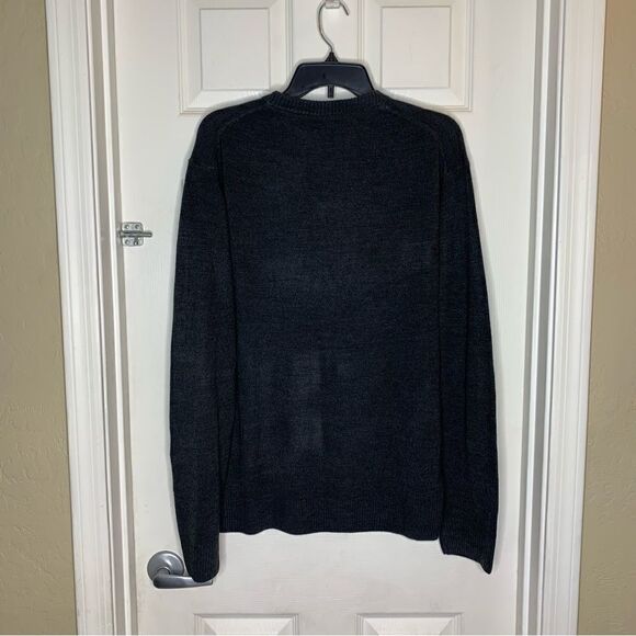 US Polo Association Mens B Neck Sweater Charcoal Heather Size XL - Picture 6 of 9